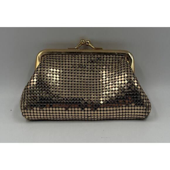 Source Unknown Handbags - VINTAGE GOLD GLOMESH LADIES COIN PURSE